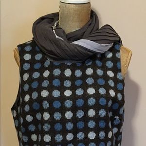 Sold Jackie O style Polka-Dots Dress mi-long w/ pockets